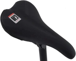 WTB Pure Saddle (Black) (Chromoly Rails) (Medium) (148mm)