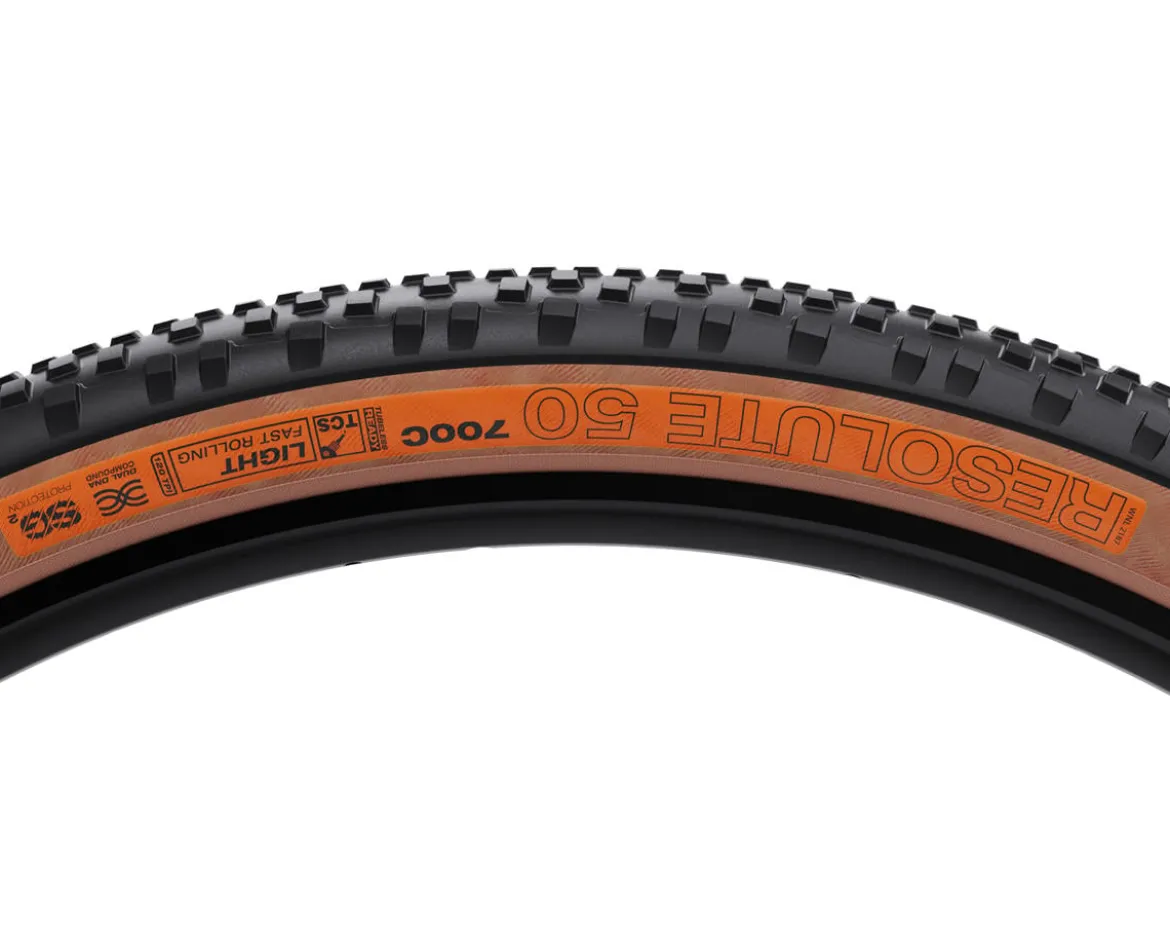 WTB Resolute Tubeless Gravel Tire (Tan Wall) (700c) (50mm) (Light/Fast w/SG2) (Dual DNA)
