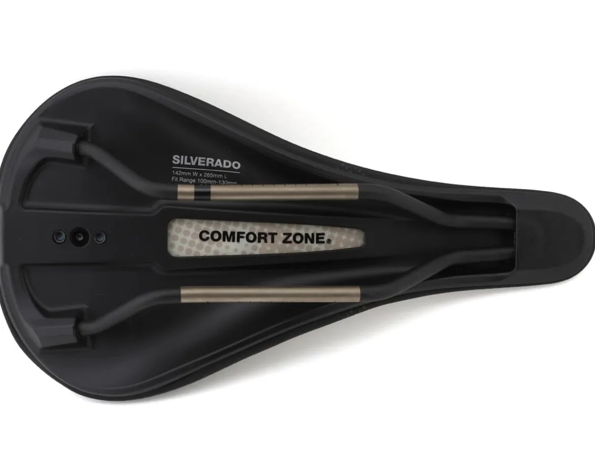 WTB Silverado 265 Fusion Form Saddle (Black) (Titanium Rails) (Medium) (142mm)