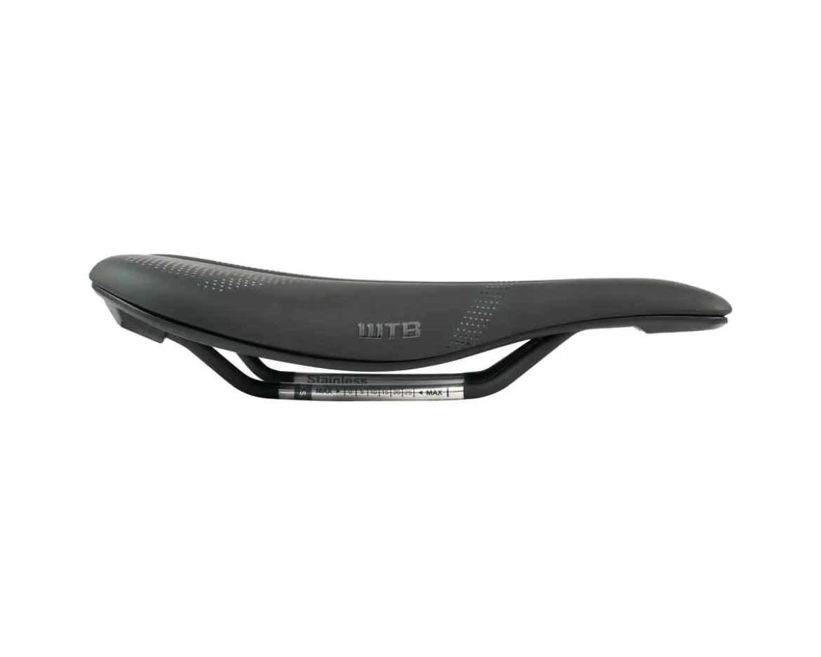 WTB Silverado 265 Fusion Form Saddle (Black) (Steel Rails) (Medium) (142mm)