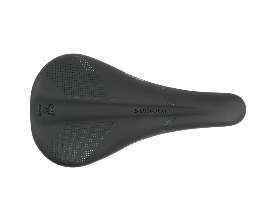 WTB Silverado 265 Fusion Form Saddle (Black) (Steel Rails) (Medium) (142mm)