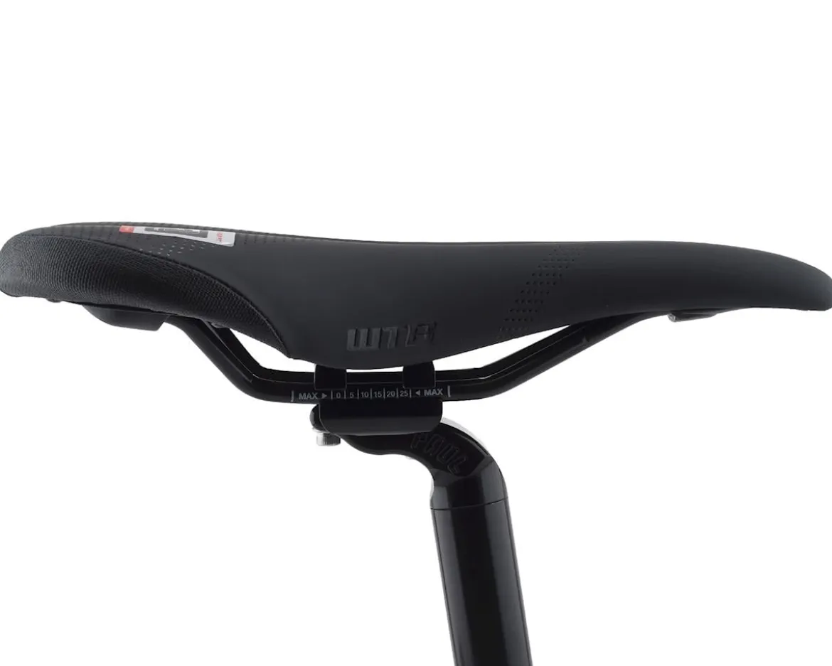 WTB Silverado Saddle (Black) (Steel Rails) (Medium) (142mm)