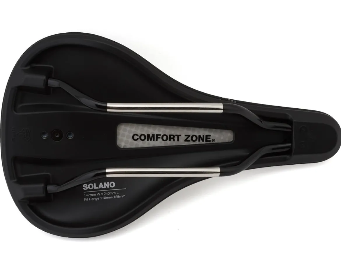 WTB Solano Fusion Form Saddle (Black) (Titanium Rails) (Medium) (142mm)