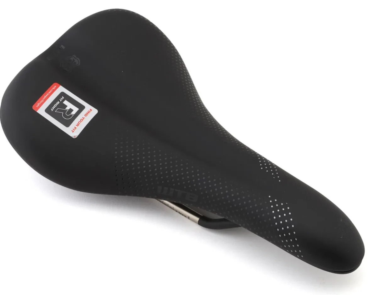 WTB Volt Fusion Form Saddle (Black) (Titanium Rails) (Medium) (142mm)