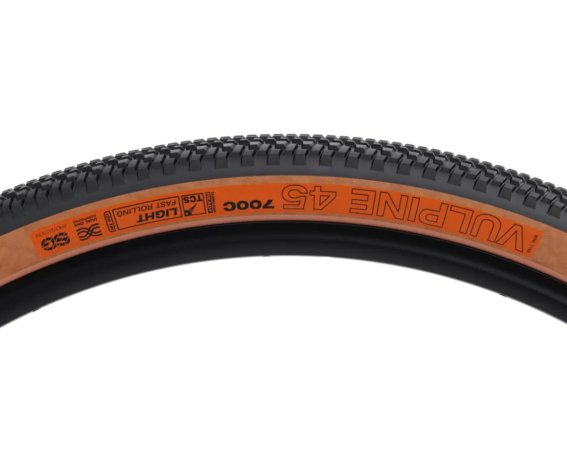 WTB Vulpine Tubeless Gravel Tire (Tan Wall) (700c) (45mm) (Light/Fast w/SG) (Dual DNA)