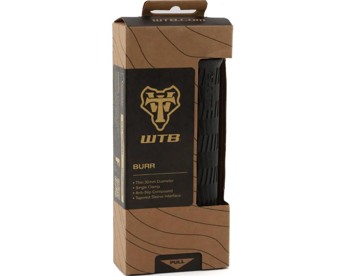 WTB Burr Grips (Black/Black) (Single Clamp)