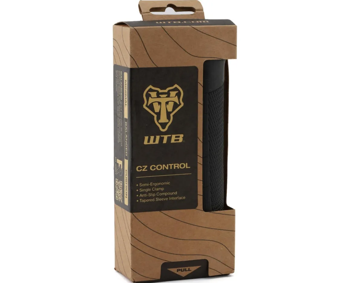 WTB CZ Control Grips (Black/Black) (Single Clamp)