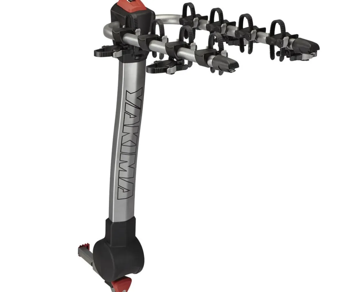 Yakima Ridgeback Bike Hitch Mount Rack (Silver) (4 Bikes) (1.25 & 2" Receiver)