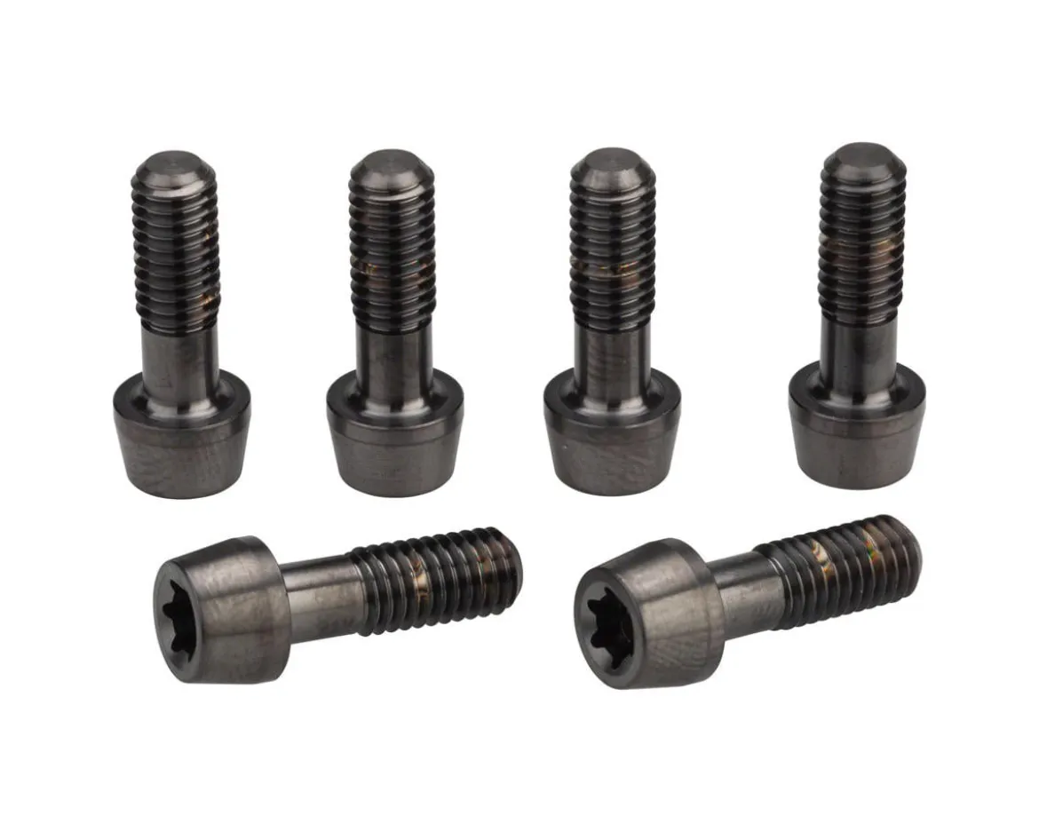 Zipp Service Course SL Stem Face Plate Titanium Bolt Kit (Beyond Black) (T25)