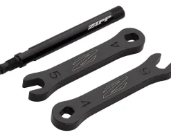 Zipp Tangente Aluminum Knurled Valve Extenders (Black) (Single) (72mm)