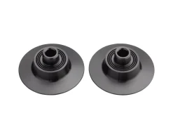 Zipp 76/77 Front Hub Endcaps (Black) (QR x 100mm Axle)