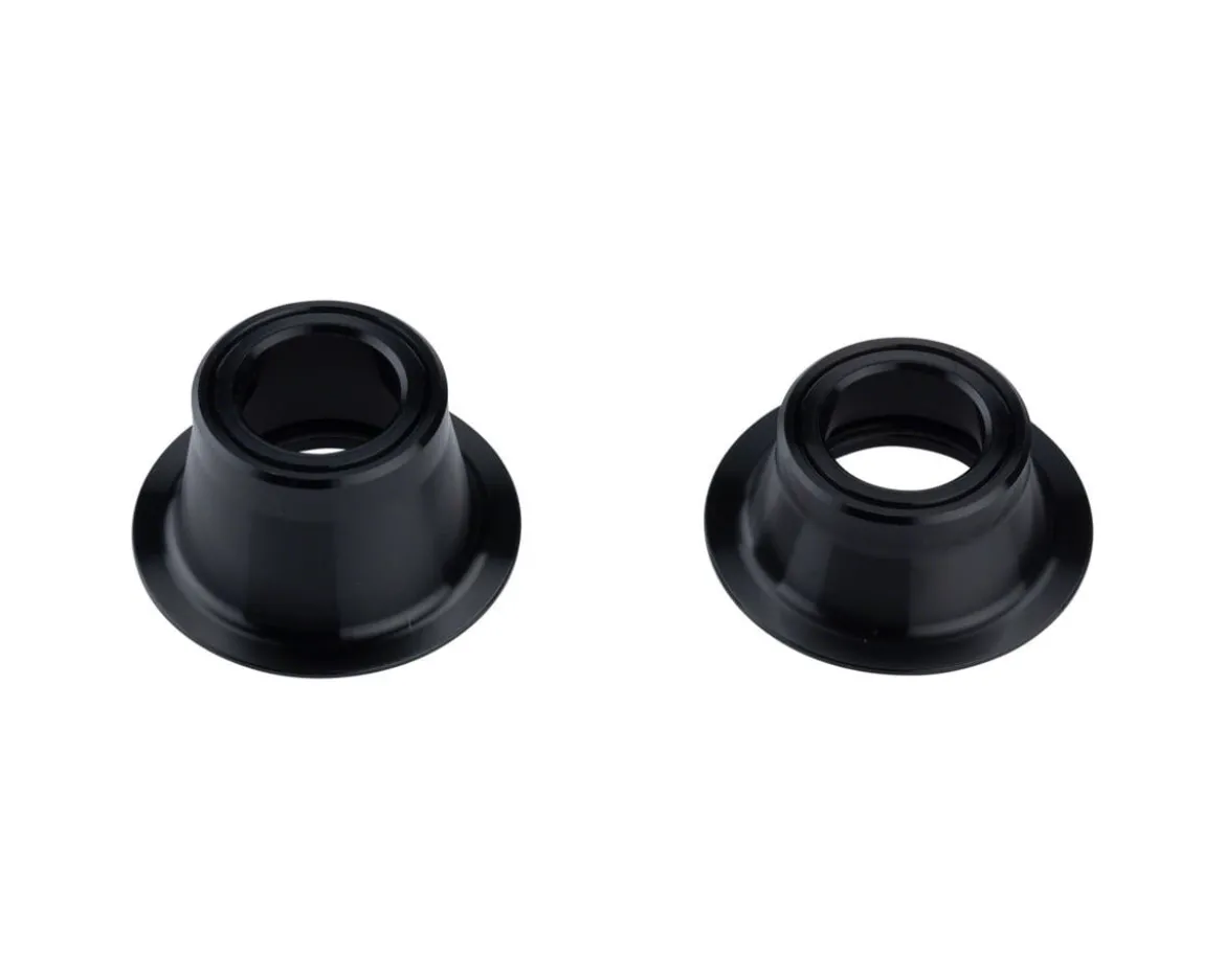 Zipp 76 Front Hub End Cap Set (Black) (12 x 100mm) (Thru-Axle) (Centerlock Disc)