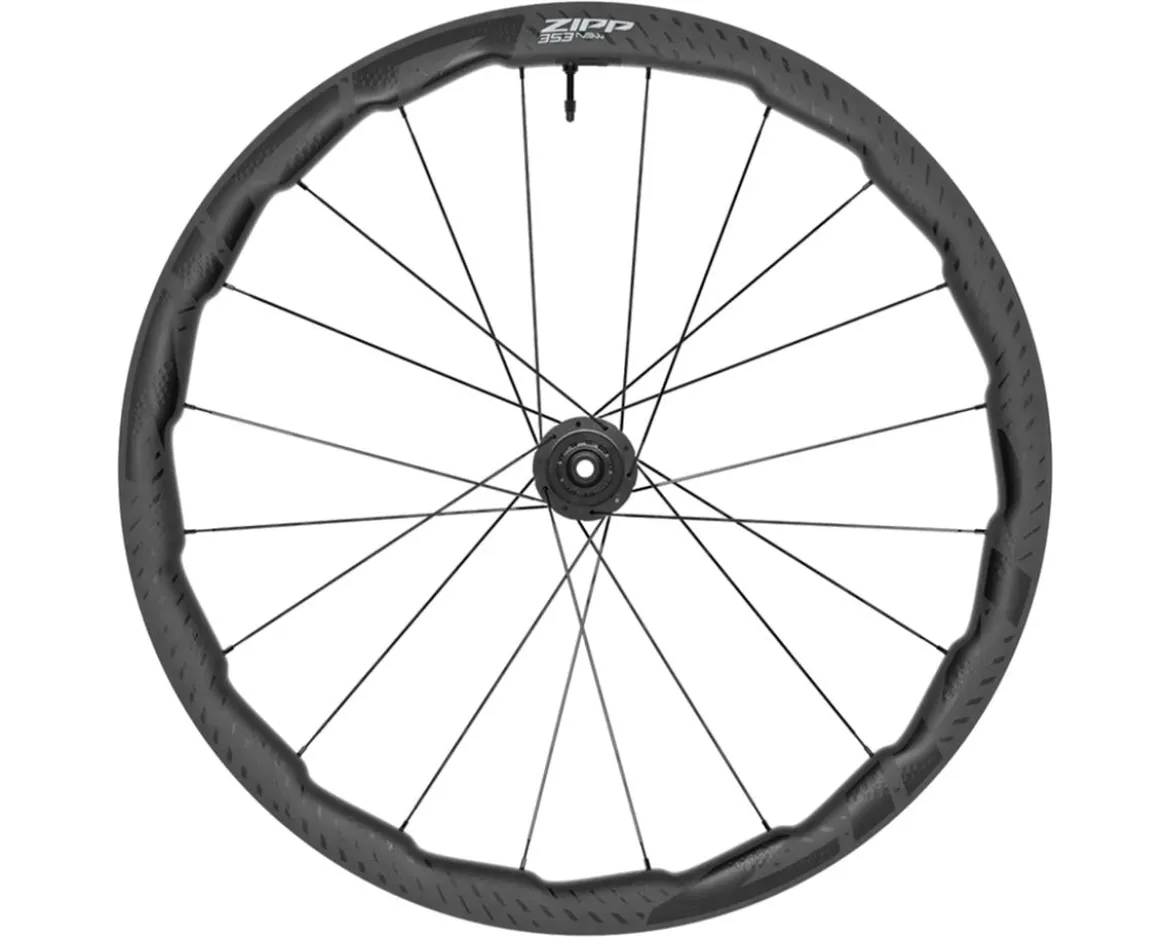 Zipp 353 NSW Carbon Disc Brake Road Wheel (B1) (Black) (SRAM XDR) (Rear) (12 x 142mm) (700c) (Centerlock) (Tubeless)