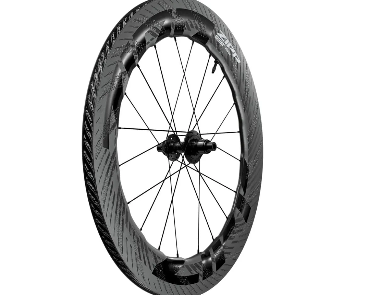 Zipp 858 NSW Carbon Disc Brake Wheel (D1) (Black) (SRAM XDR) (Rear) (12 x 142mm) (700c) (Centerlock) (Tubeless)