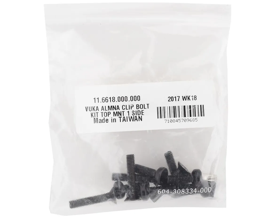 Zipp Vuka Alumina Clip-on Bolt Kit (Top Mount/1 Side)