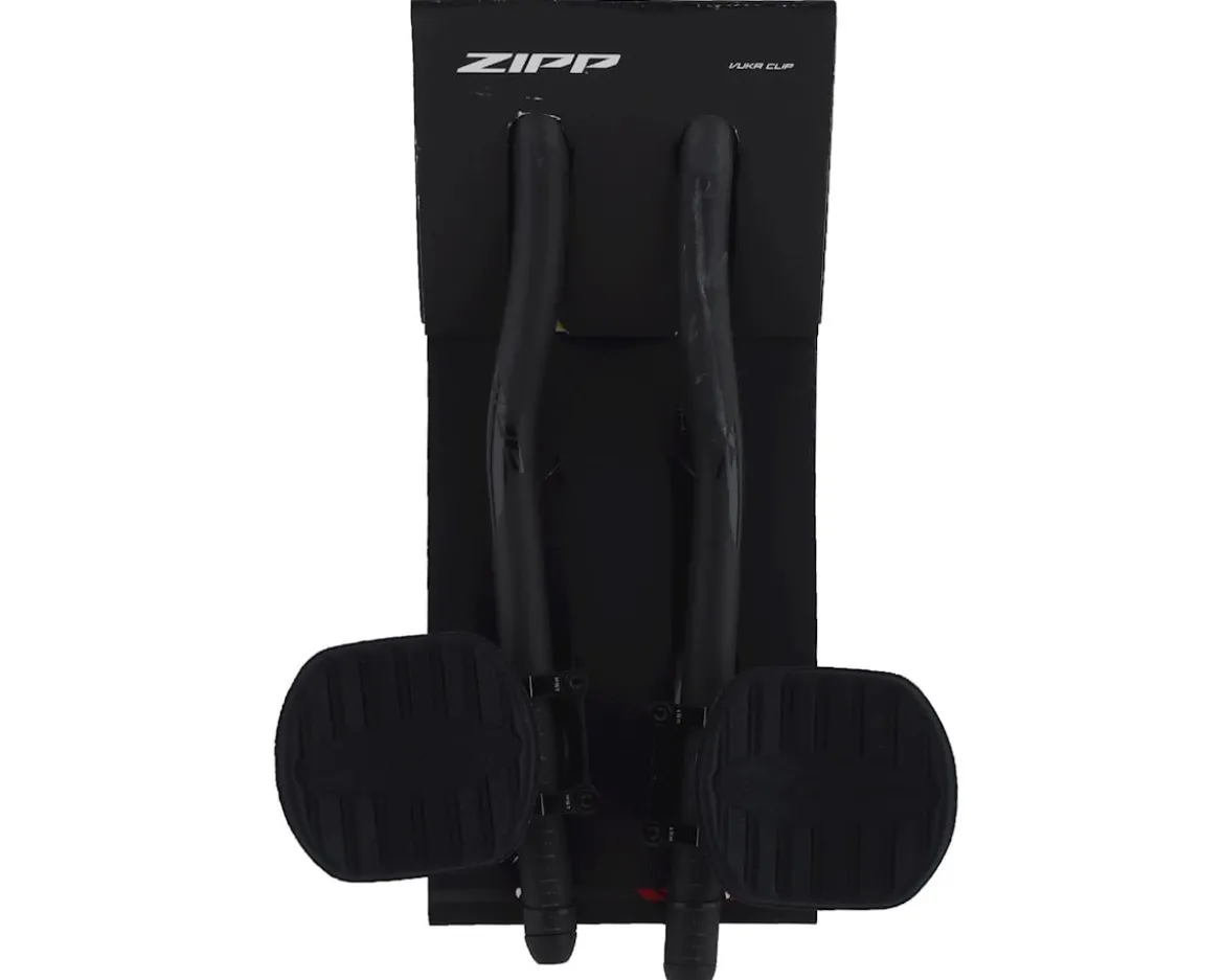 Zipp Vuka Clip Aerobars w/ Alumina Evo 70 Extensions (Black) (31.8mm) (Above Bar Mount)