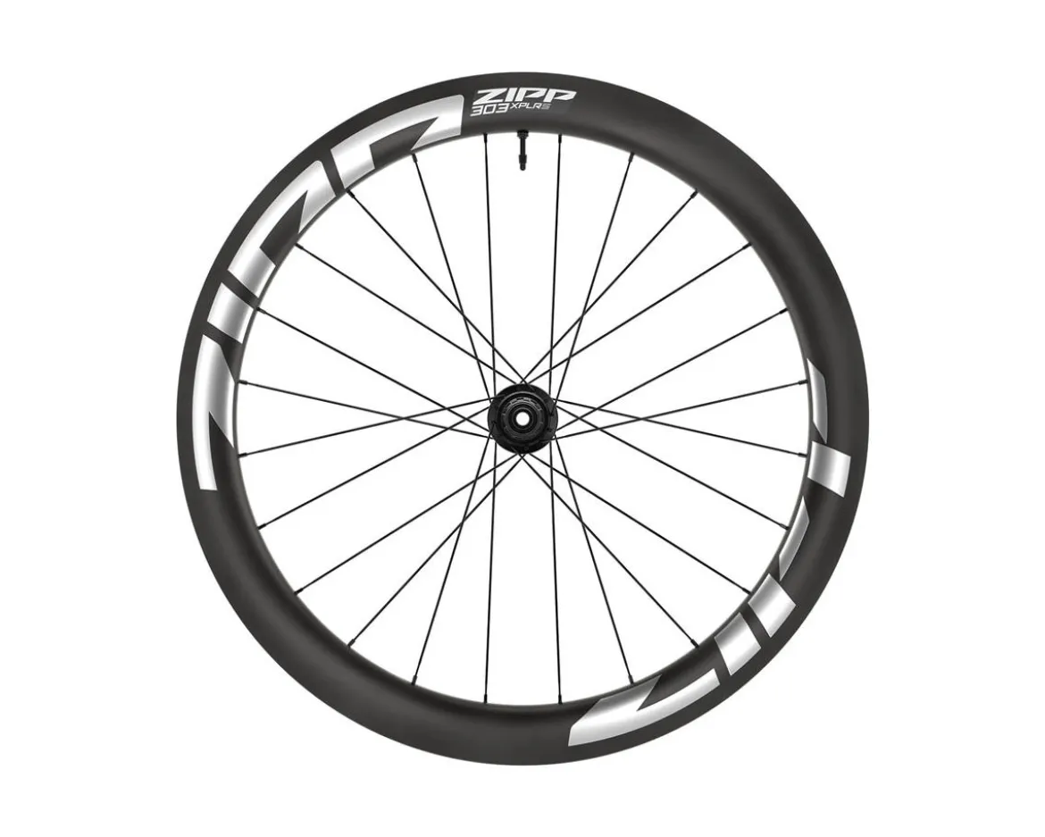 Zipp 303 XPLR S Carbon Gravel Disc Wheel (B1) (White Graphics) (Shimano HG 11/12) (Rear) (12 x 142mm) (700c) (Centerlock) (Tubeless)