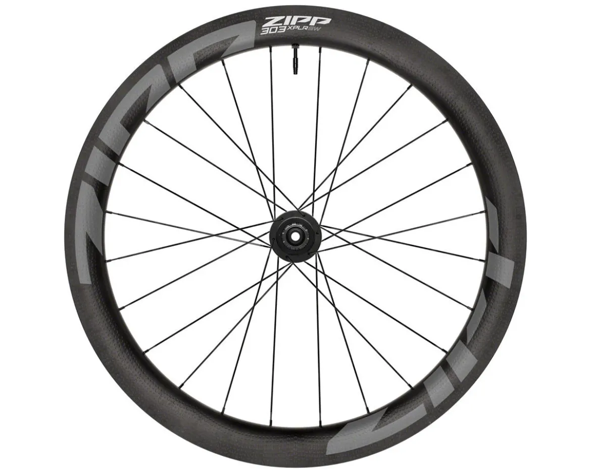 Zipp 303 XPLR SW Carbon Gravel Disc Wheels (A1) (Black) (Shimano HG 11/12) (Rear) (700c) (Centerlock) (Tubeless)