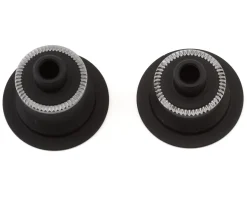 Zipp ZR1 Hub Conversion Cap Set (Black) (Front) (Quick Release) (CenterLock Disc)