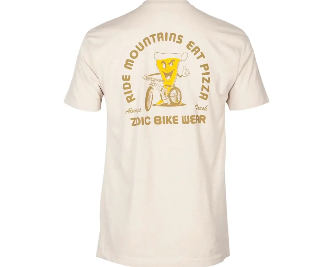 ZOIC Bike Pizza T-Shirt (Bone) (M)