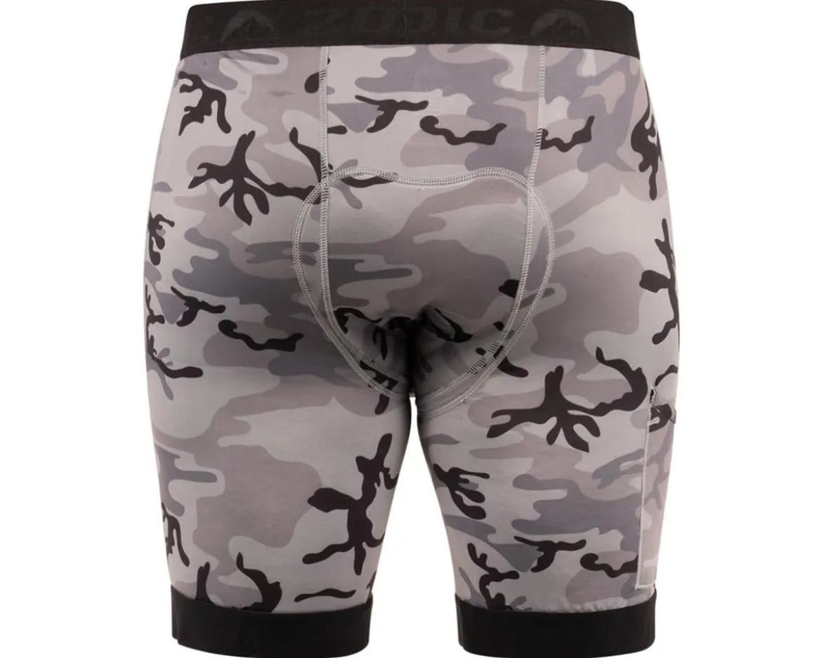 ZOIC Premium Print Liner Shorts (Grey Camo) (S)