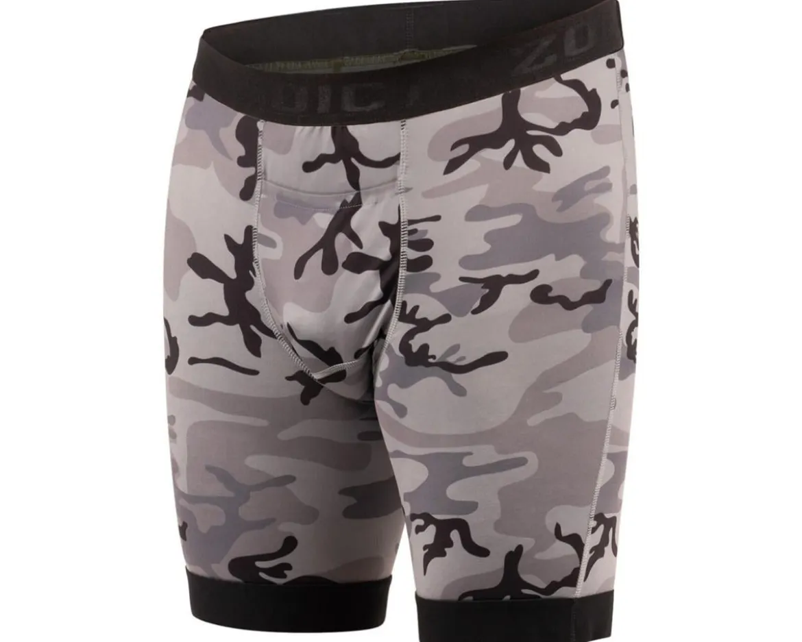 ZOIC Premium Print Liner Shorts (Grey Camo) (S)