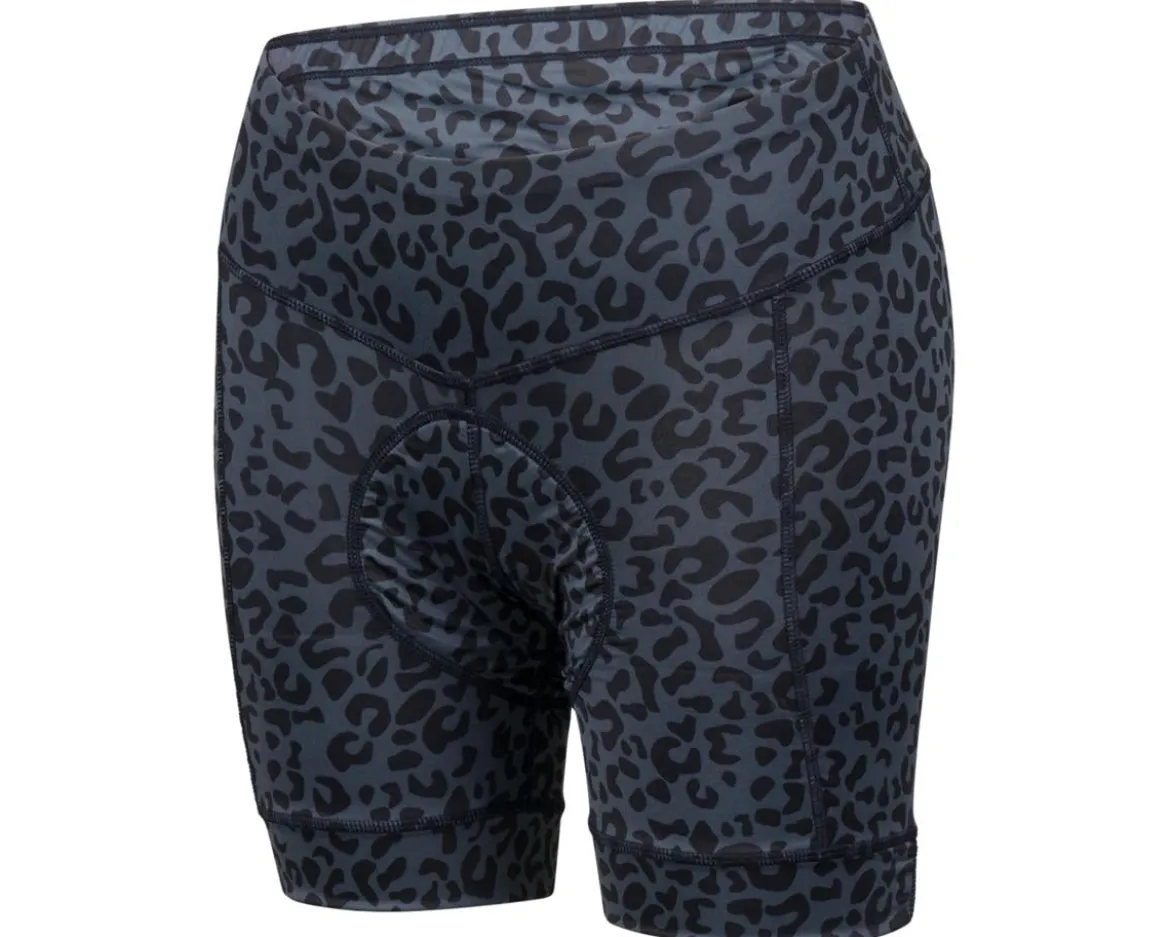 ZOIC Women's Premium Printed Liner Short (Black Cheetah) (M)