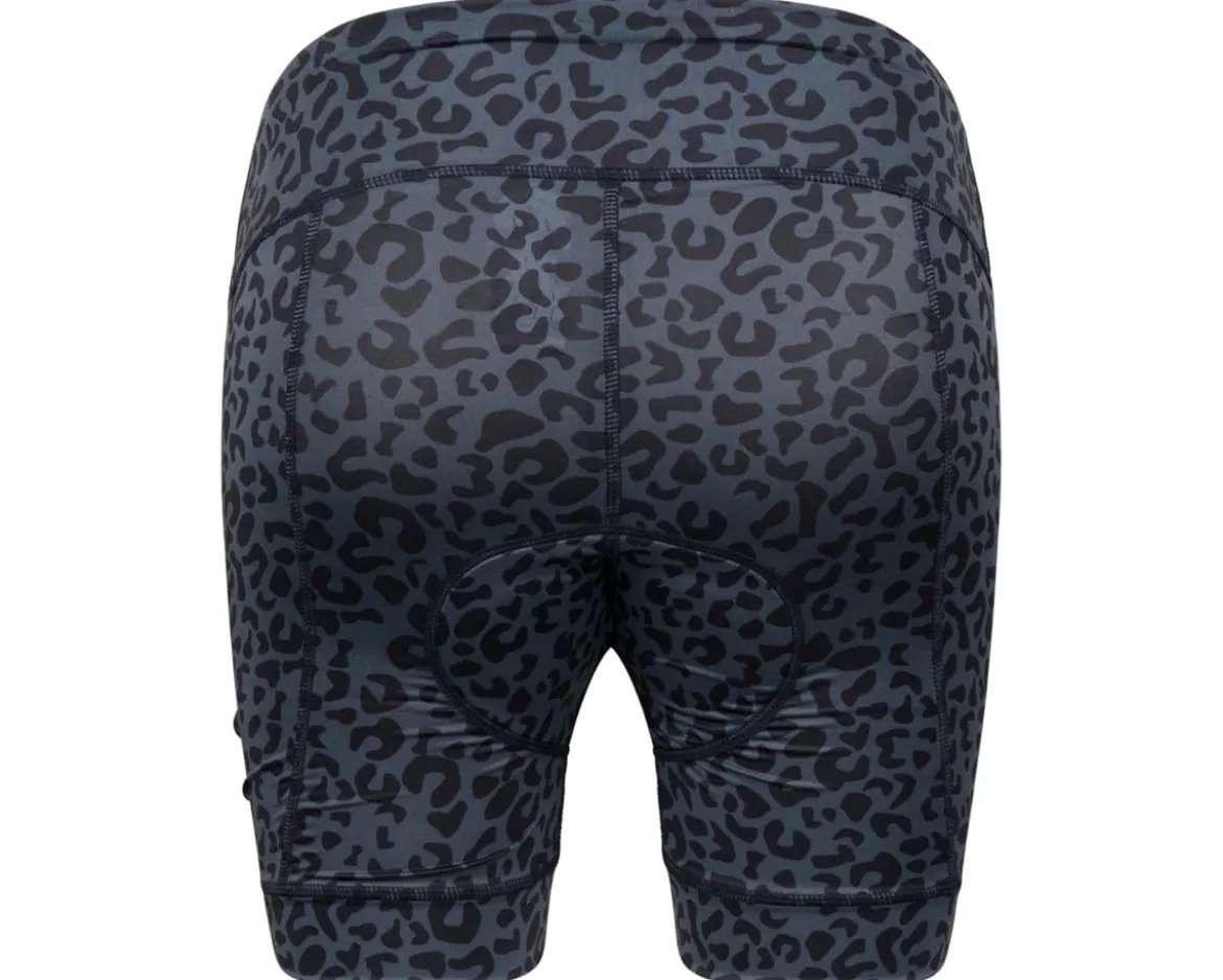 ZOIC Women's Premium Printed Liner Short (Black Cheetah) (M)