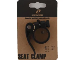 Zoom Alloy Quick Release Seatpost Clamp (Black) (28.6mm)